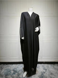 Muslim Abaya mit Diamant-Strass, Elegantes Party-Kaftan Jalabiya, Ramadan Dubai Abaya, Arabisches Maxikleid