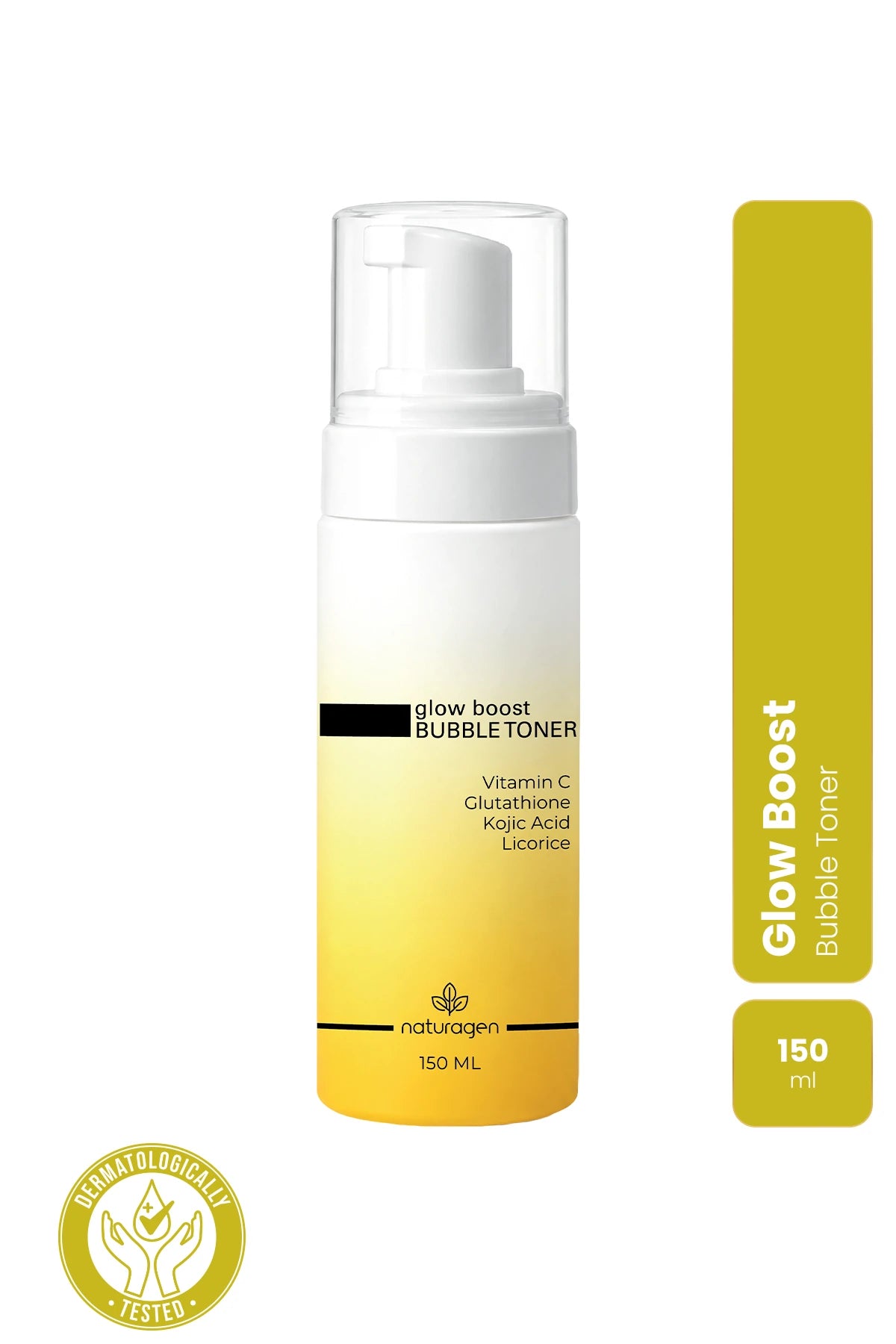 Glow Boost Bubble Toner Naturagen 150ml