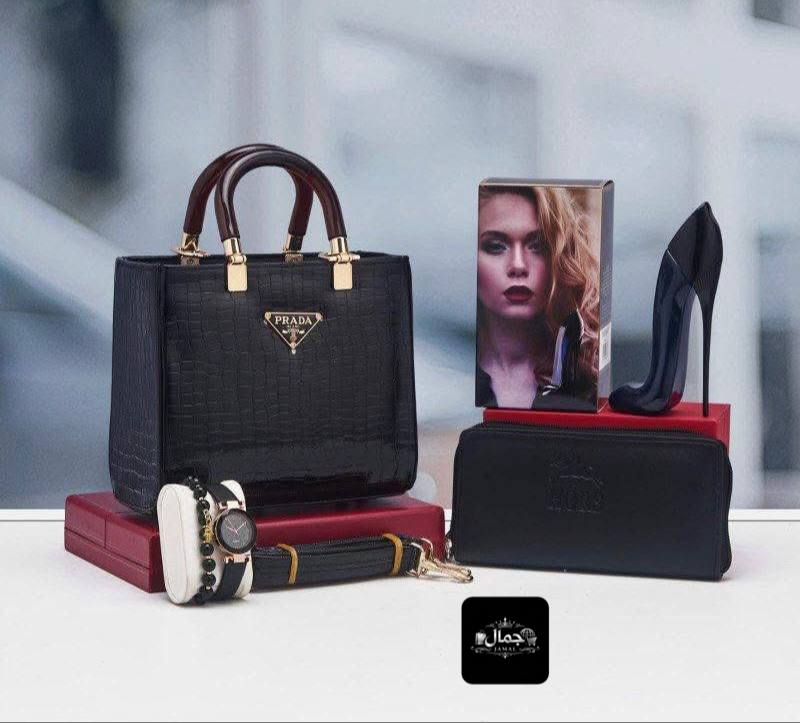 Luxus-Damenset mit Handtasche und Parfum