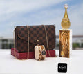 Premium Luxus-Damenset mit Handtasche und Parfum